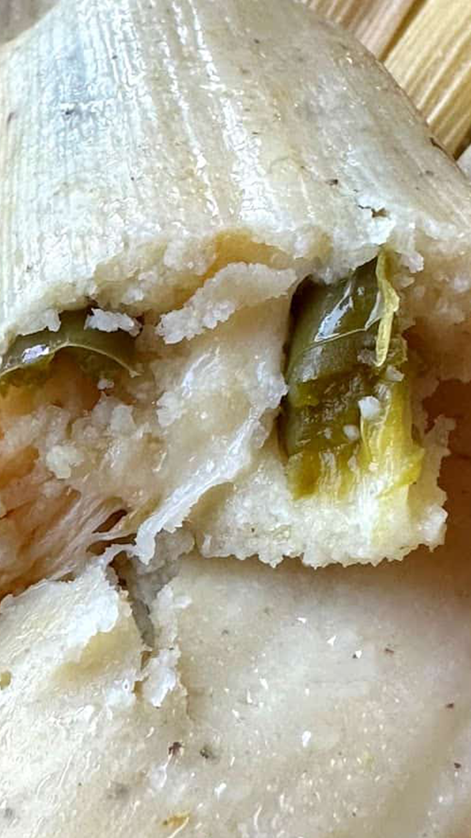 Vegetarian Tamales | Green Chili & Cheese