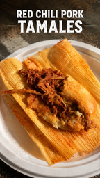 Red Chili Pork Tamales